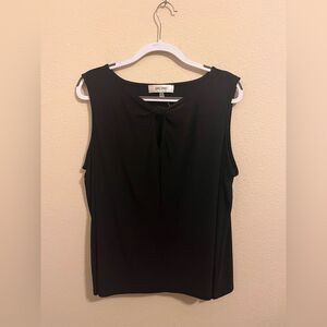 Jones Studio Black Knot Detail Top